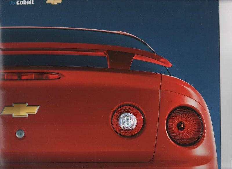 2005 chevy cobalt new car sales brochure