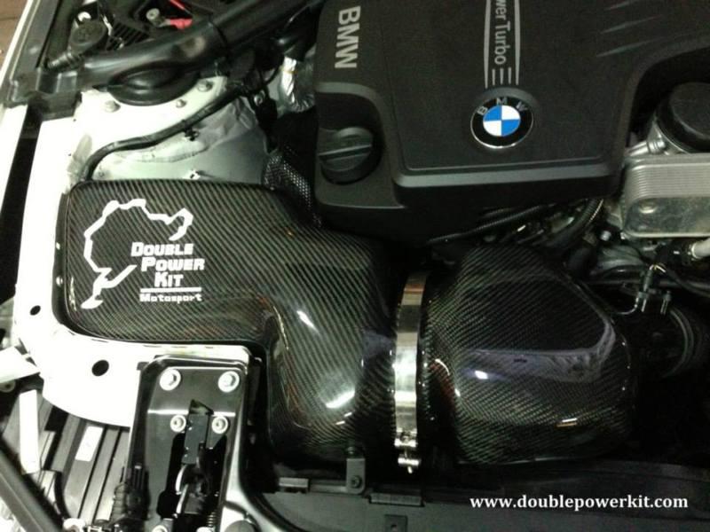 Double power kit carbon air intake bmw320i 328i (n20 engine)