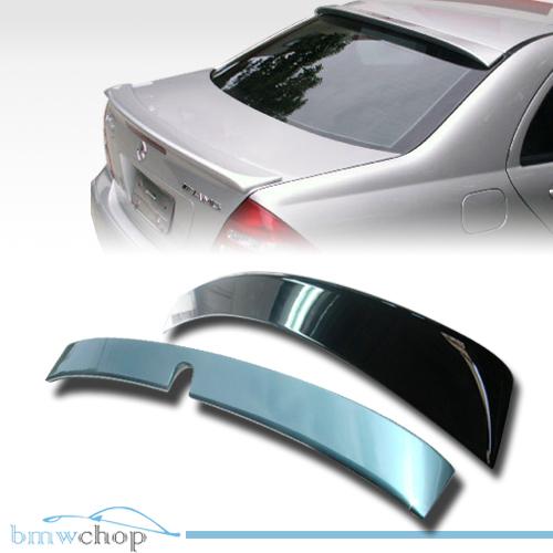 Painted mercedes benz w203 l roof + l type trunk boot spoiler 01 07 ●