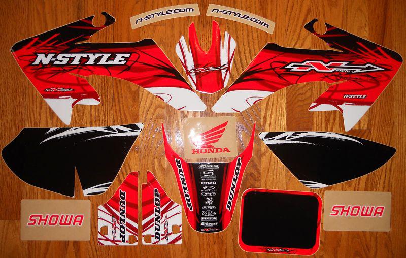 Nstyle team crf50 graphics decals kit honda crf 50 (04-14)