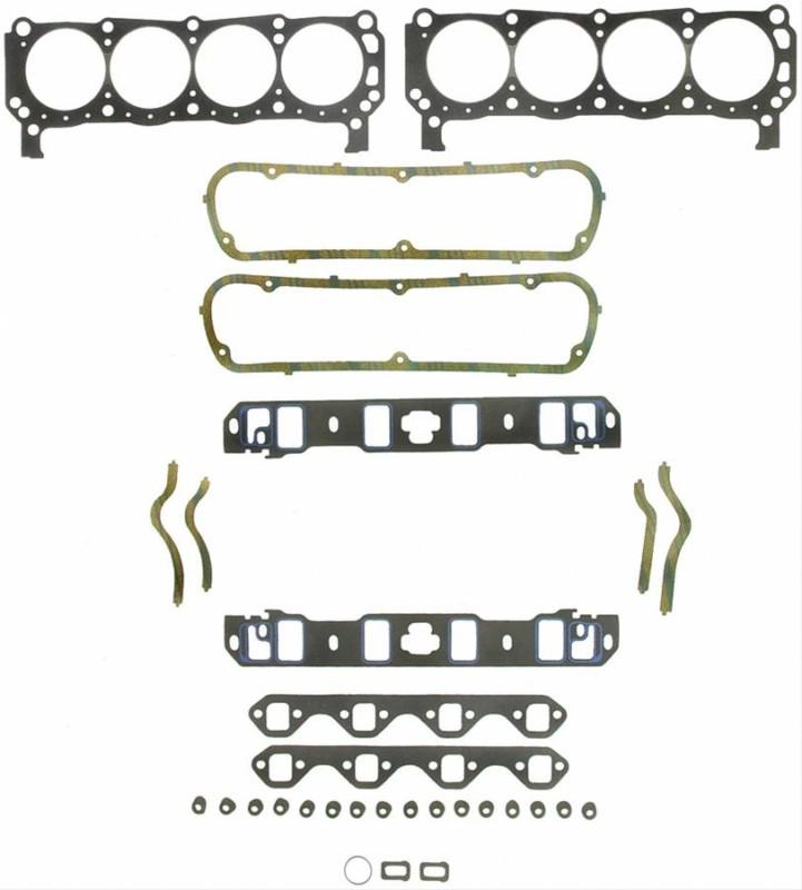 Fel17260 fel-pro performance ford marine head set gaskets  -  fel17260