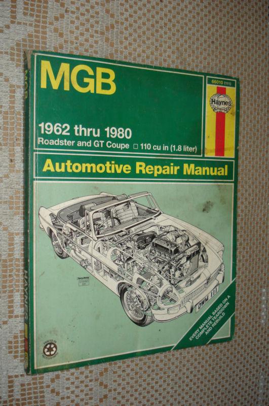 1962-1980 mgb roadster gt coupe service manual shop book 110 ci 1.8 litre engine