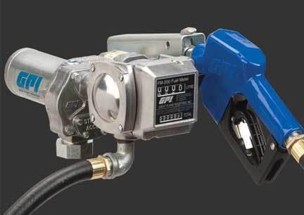 Gpi m-150s-au/fm-200-l6n 12-volt dc fuel system w/ auto. unleaded nozzle -liters