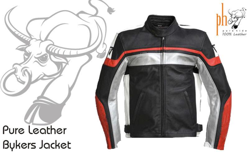 Multi color men leather jacket motorbike biker leather jacket motorcycle jacket