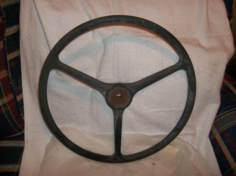 Antique ford steering wheel for rat rod no reserve