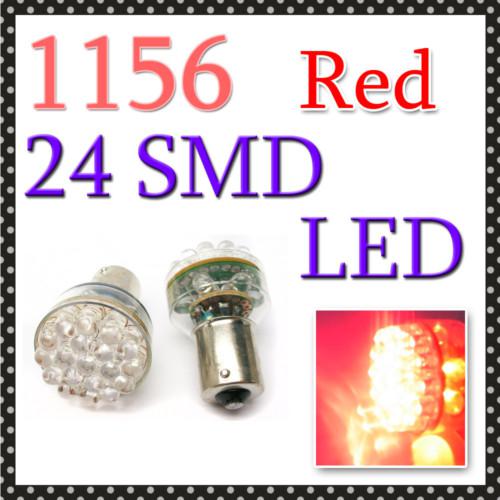 1156 24 led bulb turn signal corner light super red