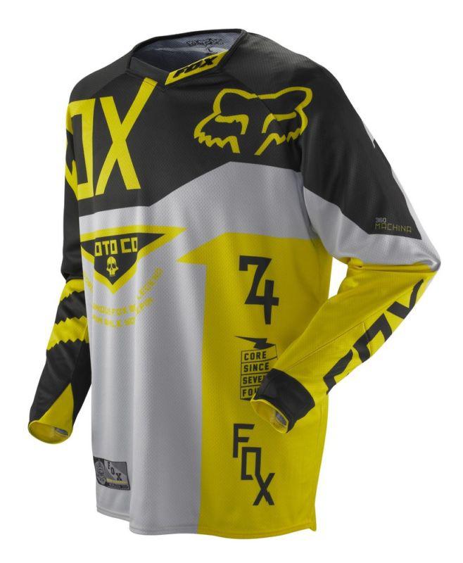 01061-005 fox 360 youth machina yellow jersey