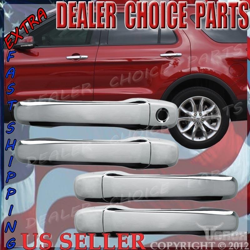 Ford explorer chrome door handle covers fits 2011-2013