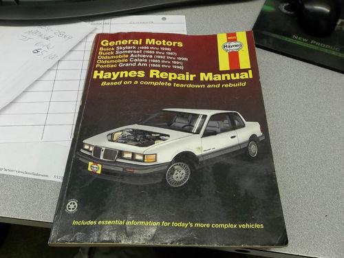 Haynes general motors skylark, somerset, achieva, calais, grand am repair manual