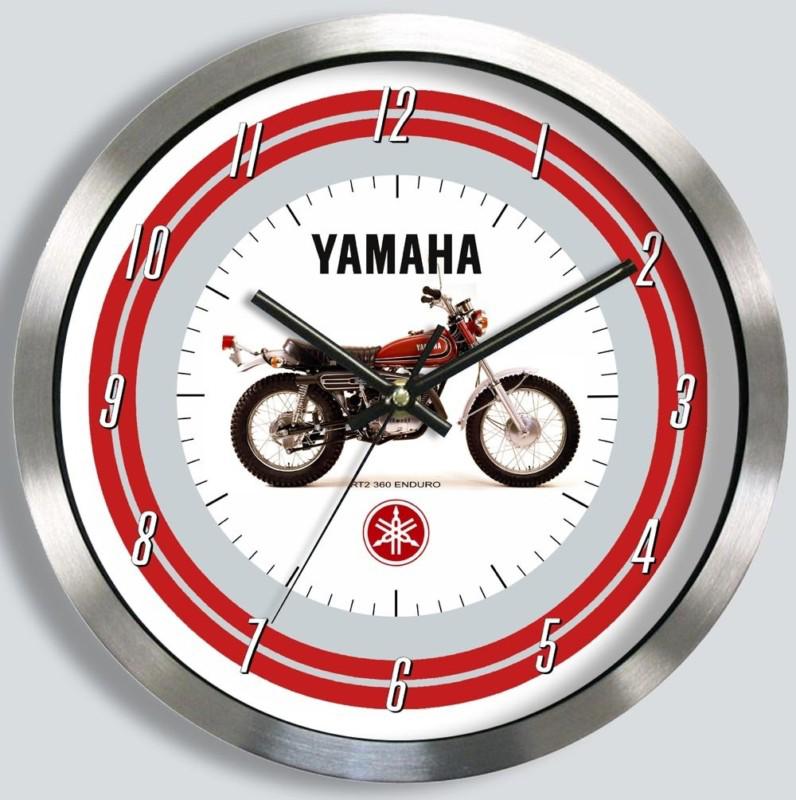 Yamaha rt2 motorcycle metal wall clock 360 1972 1973 rt-2 enduro