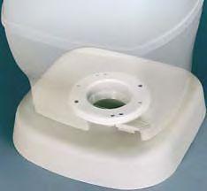 Thetford toilet riser parchment 24818