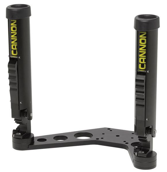 Dual axis downrigger mount rod holder black 1907023