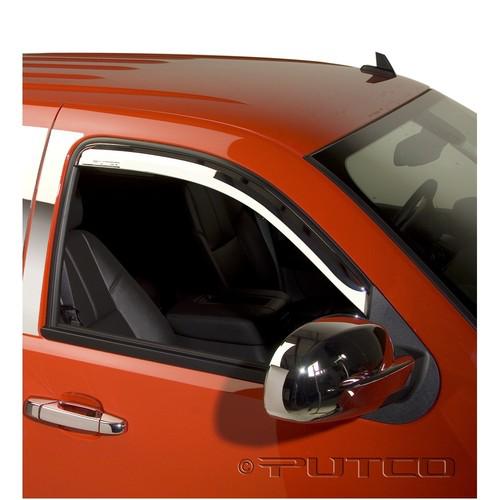 480034 putco chrome element vent visors silverado sierra regular cab 2007-2013