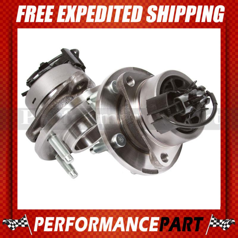 2 new gmb front left and right wheel hub bearing assembly pair w/ abs 799-0297