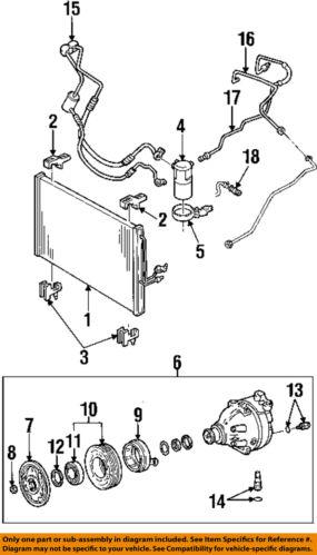 Gm oem 89018902 a/c compressor