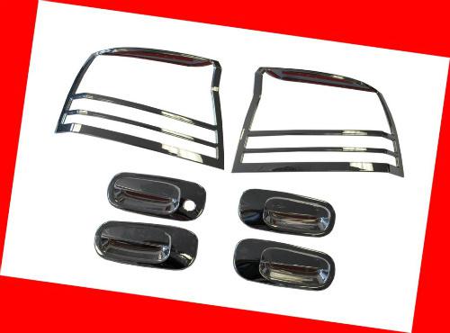 Dodge charger chrome door handle tail light cover combo