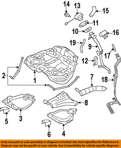 Subaru oem 42031sc000 fuel tank cap