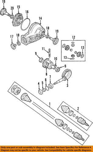 Volkswagen oem 857525275 differential pinion seal/seal, pinion