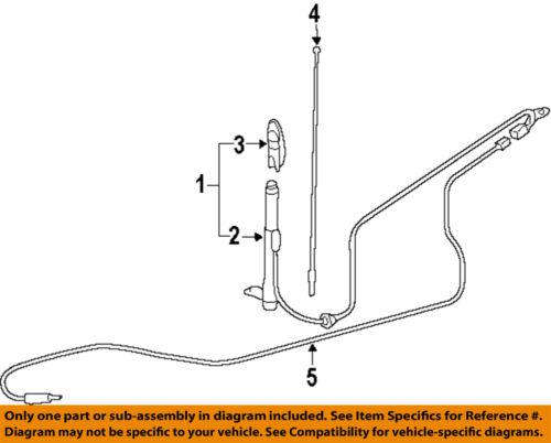 Toyota oem 8630908040 antenna-antenna assembly