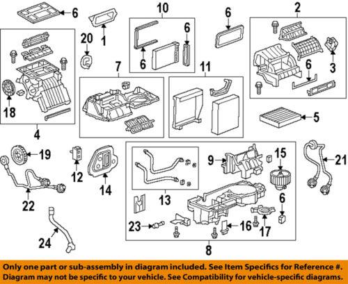 Chevrolet gm oem 13271190 evaporator & heater-filter