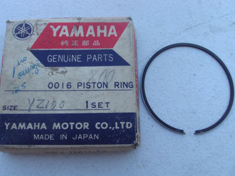 976 - 1981 yamaha yz100 yz-100 rings 1st over nos oem brand new !!