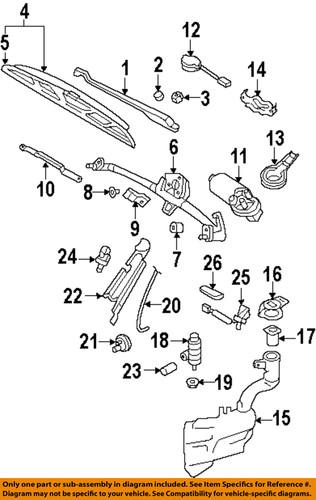 Volkswagen oem 1c1955425b windshield wiper blade/wiper blade