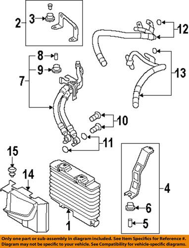 Mazda oem 995621800 oil cooler-seal