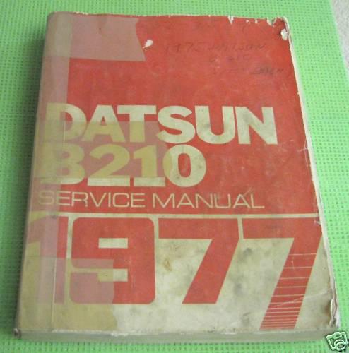 Datsun b-210 1977 factory service manual - used