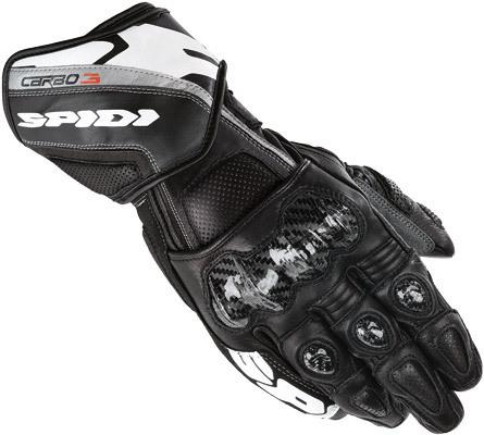 Spidi carbo 3 leather gloves black s a126-026-s