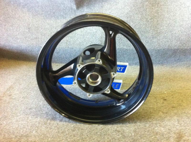 2008 2009 2011 2012 2013 hayabusa gsx1300r black rear wheel rim 3281