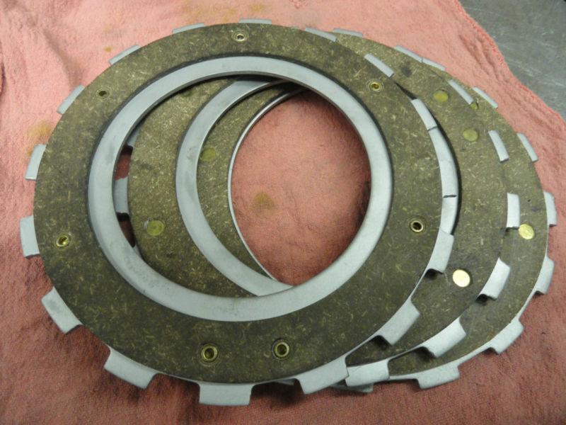 Vl "new old stock/good used" steel clutch plates #2481-30a