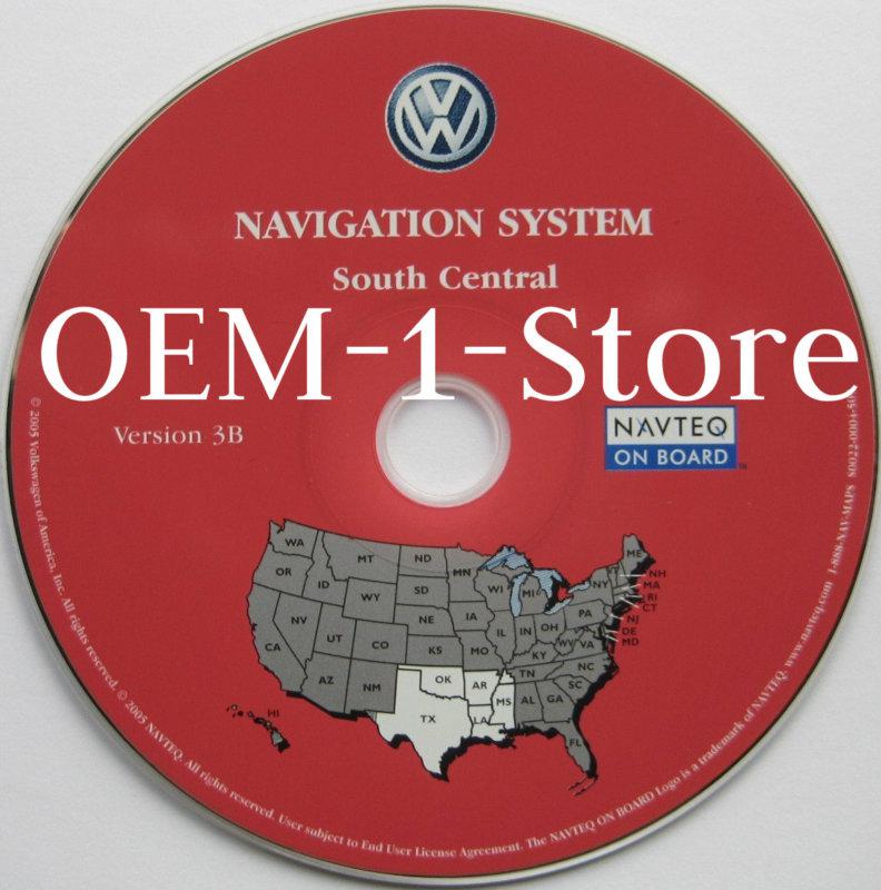 2004 vw volkswagen touareg navigation map disc cd 4 south central ok ar tx la ms