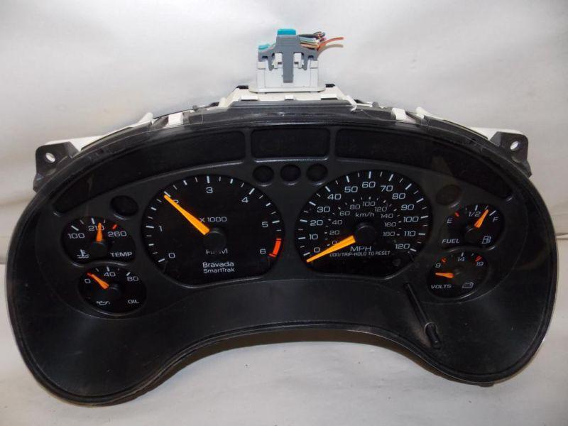 00-01 oldsmobile bravada 78k instrument cluster speedometer 2000 2001 #7231