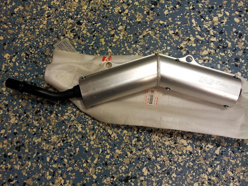 Kawasaki kdx250 d 1992-1994 muffler silencer exhaust 18100-1051 nos