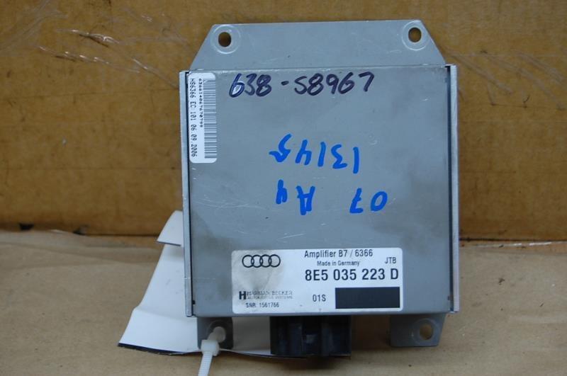 05 06 07 08 audi a4 radio stereo amplifier 8e5 035 223 d