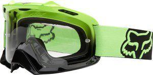 Fox racing airspc 2014 mx/offroad goggle day glow green/clear lens