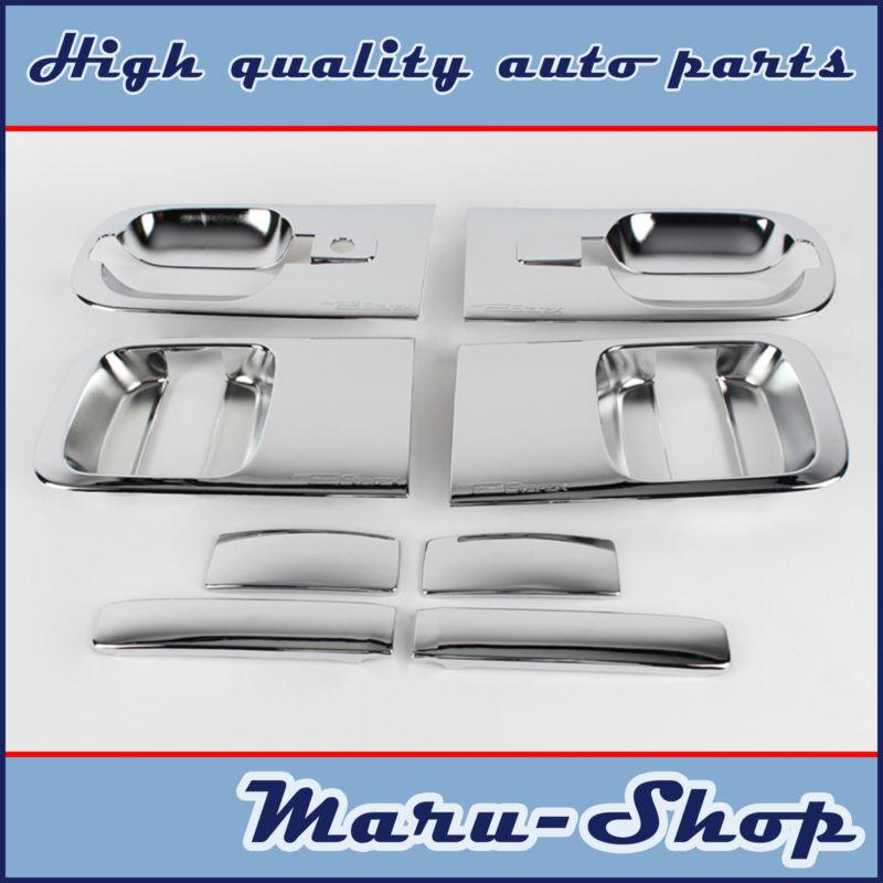 Chrome door handle catch cover trim/1 keyhole for 07~ hyundai h-1/iload/imax