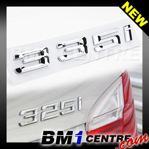 335i letter number badge emblem chrome for bmw 3 series e90 e91 e92 e93 rear