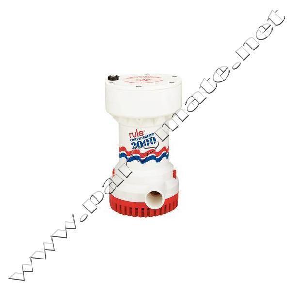 Rule 53s round automatic bilge pump 2000 gph