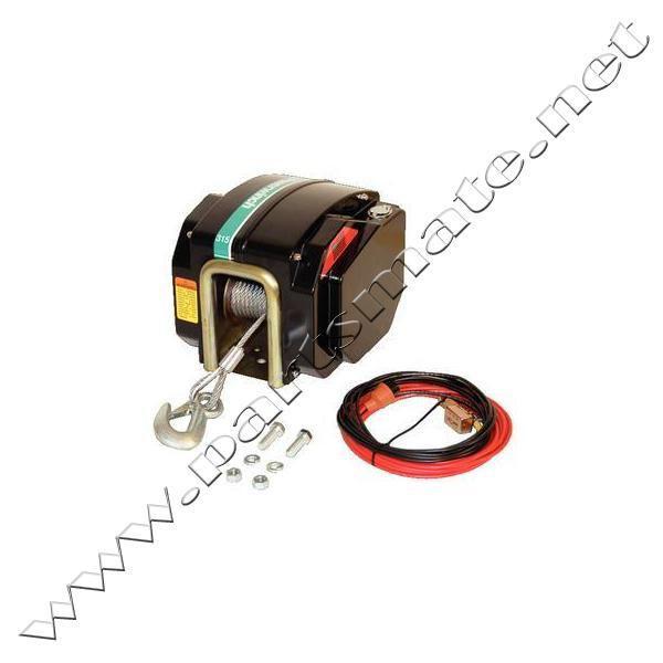 Powerwinch p77315 electric winch / 315 1500# winch w/20ft cable