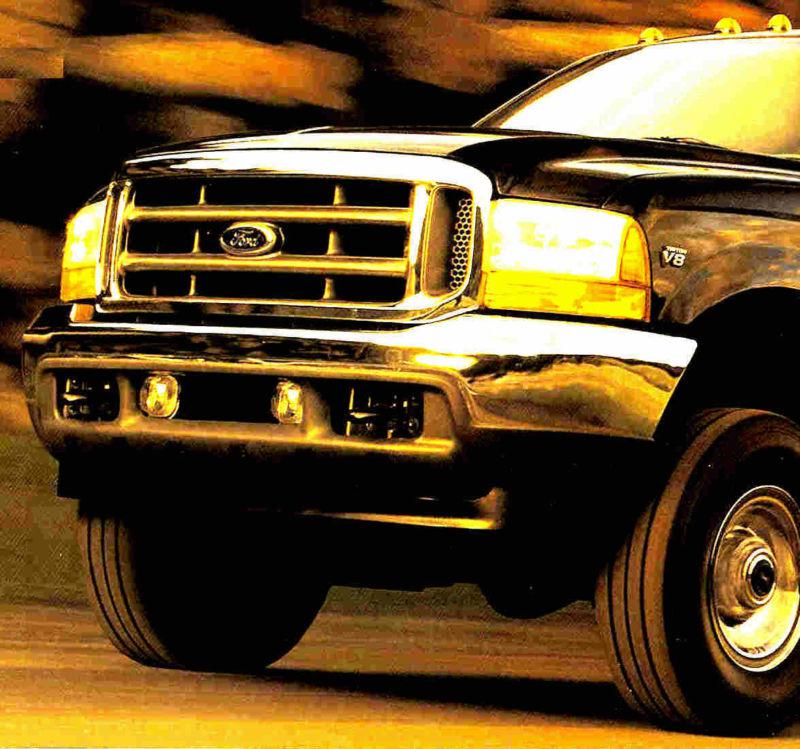 2001 ford truck brochure -harley super crew-f150-f250-f350-ranger-e150-e250-e350