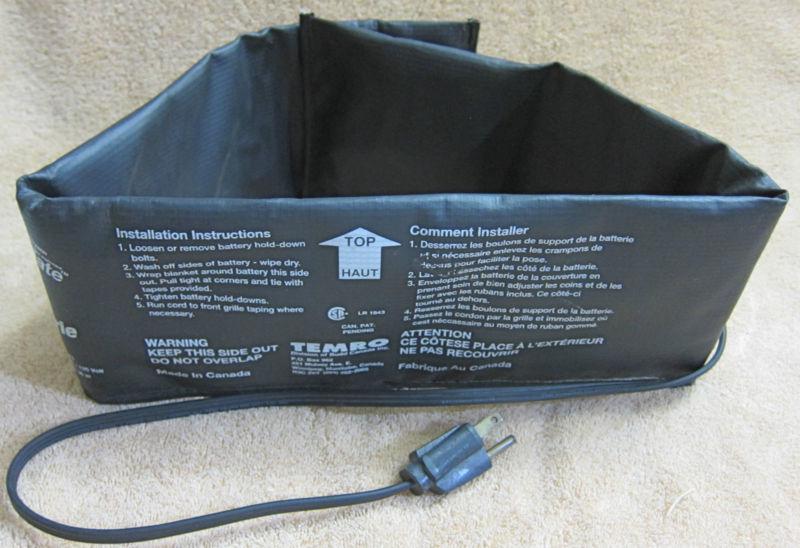 Temro wrap around battery warmer p/n 280 0063 (80 watt 120 volt) 36" x 5"