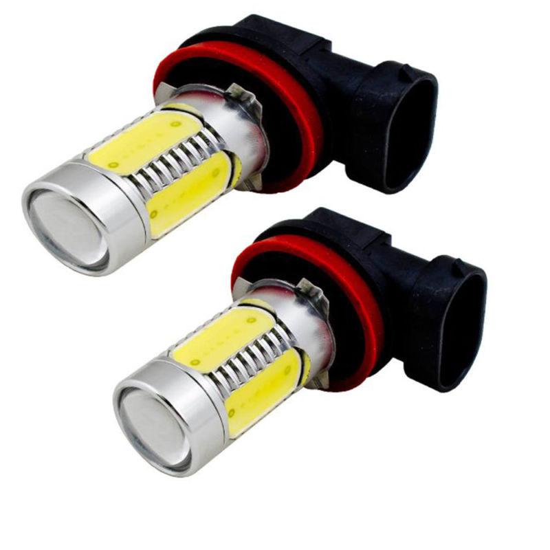 2 x h8 white 11w high power auto led headlight fog light  driving light bulbs