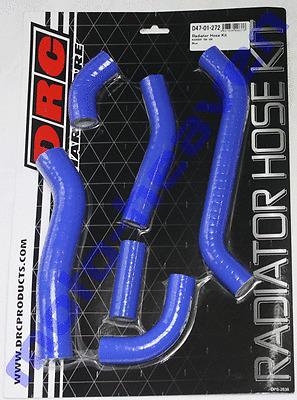 Drc silicone radiator hose set hoses blue kawasaki kx450f 2006-2008 (d47-01-272)