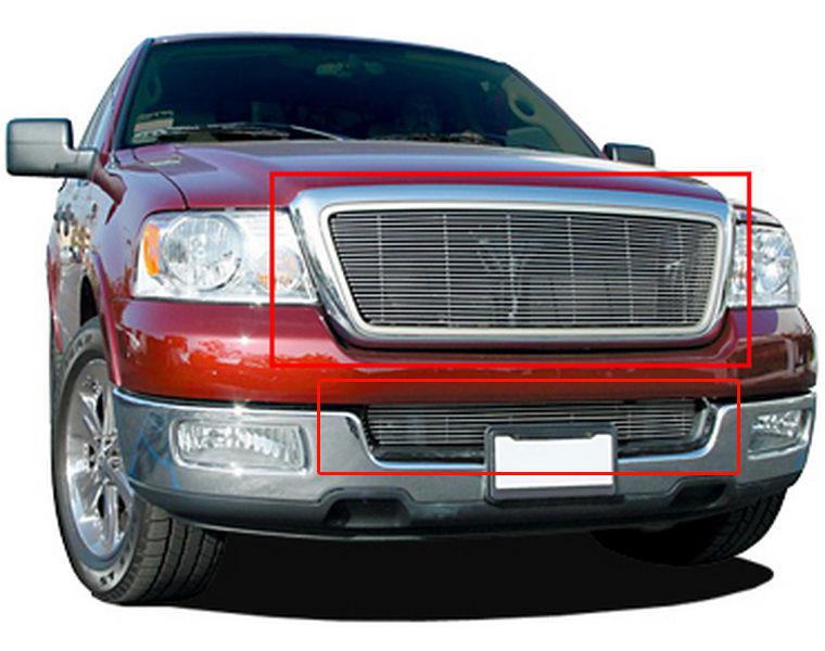 Viogi fit 04-08 ford f150 combo billet grille insert  