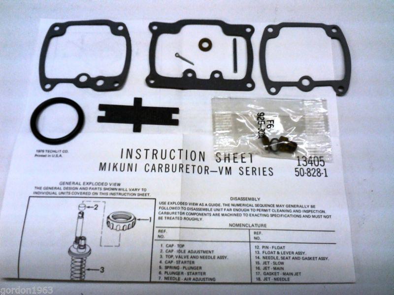 Suzuki tc90 ts90 tc100 ts100 t20 t250 carb carburator repair kit #50-828-1