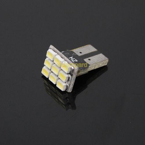 2 x t10 168 194 w5w xenon-white 12 3020-smd led car turn wedge light lamp bulb