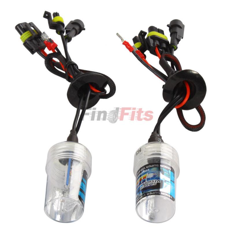 New 2pcs car xenon hid h3 35w 8000k head light bulb lamp