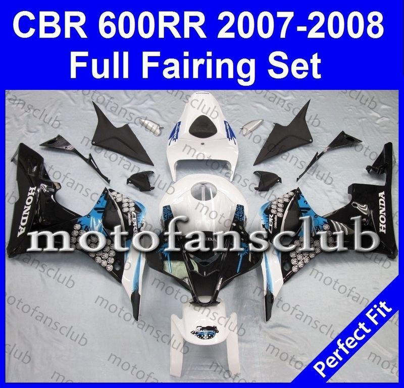 Fit honda cbr600rr 07 08 cbr 600 rr 2007 2008 fairing kit bodywork #33 c