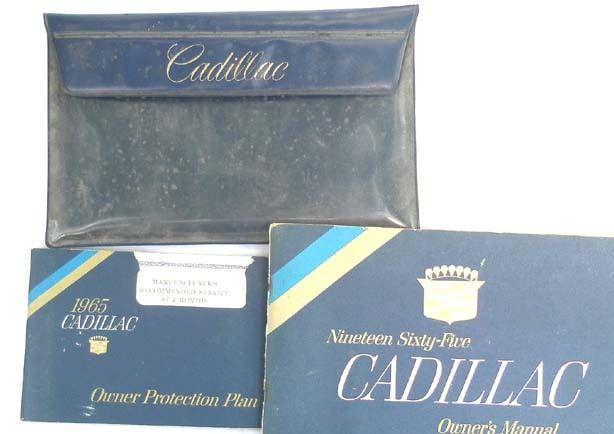 1965 cadillac owners manual kit with original case